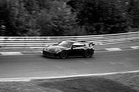 Porche 911 schwarz und weiß