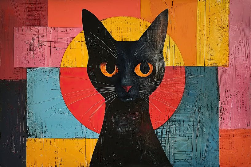 Chat noir | Chat noir par Collection Moderne