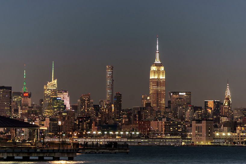 New York  im Abendlicht von Kurt Krause