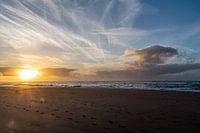 Atmosphärischer Sonnenuntergang