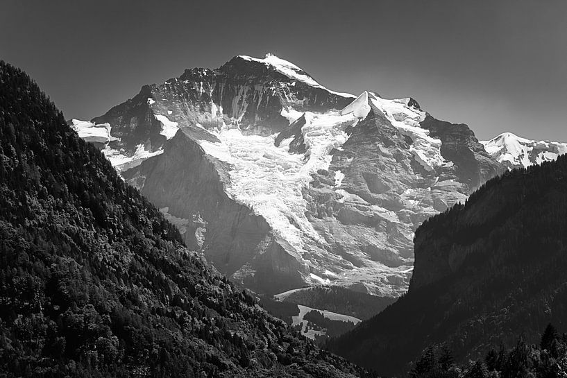 Berner Oberland in Schwarz und Weiß von Henk Meijer Photography