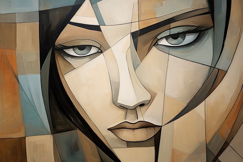 Abstract portret van Imagine