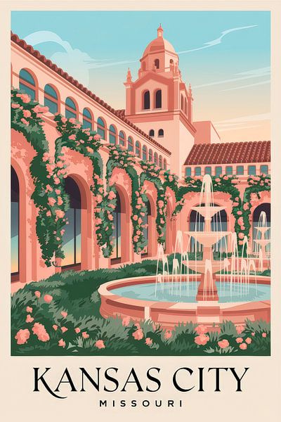 Kansas City, Missouri von Poster Art Shop