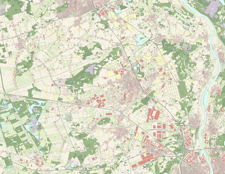 Karte von Horst aan de Maas von Rebel Ontwerp