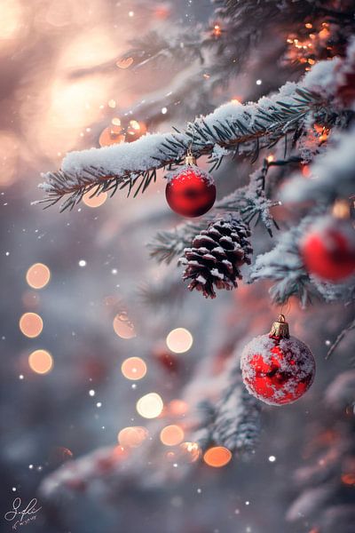 Noël scintillant par Poster Art Shop