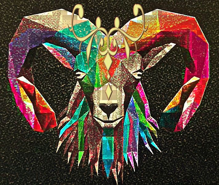 Widder in Art von Vera Laake