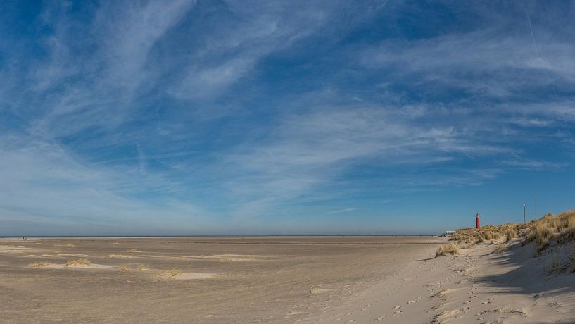 Eierland-Leuchtturm Texel neue Dünen von Texel360Fotografie Richard Heerschap