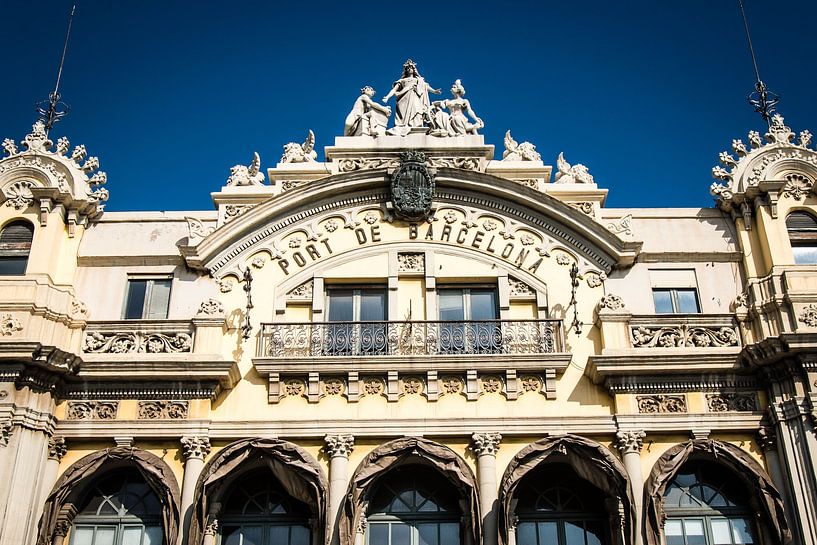 Hafengebäude Barcelona von Dieter Walther