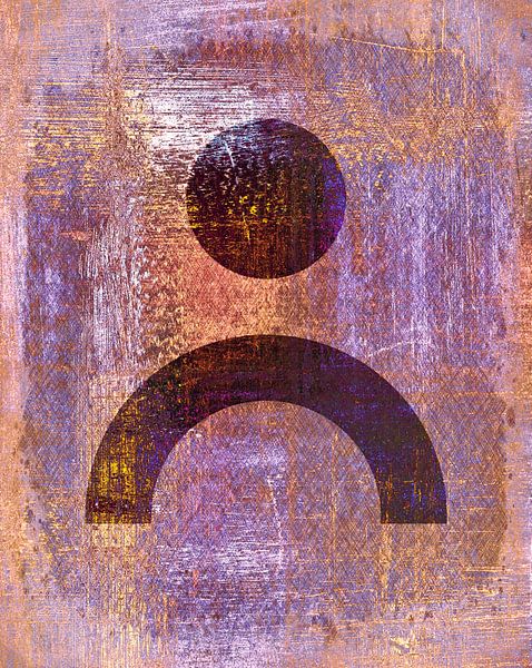 Arc-en-ciel sur l'Afrique aux couleurs terreuses par Mad Dog Art