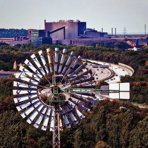 Windrad @ Landschaftspark Duisburg-Nord by Rob Boon