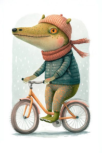 Tierisch abgefahren - Krokodil von Erich Krätschmer