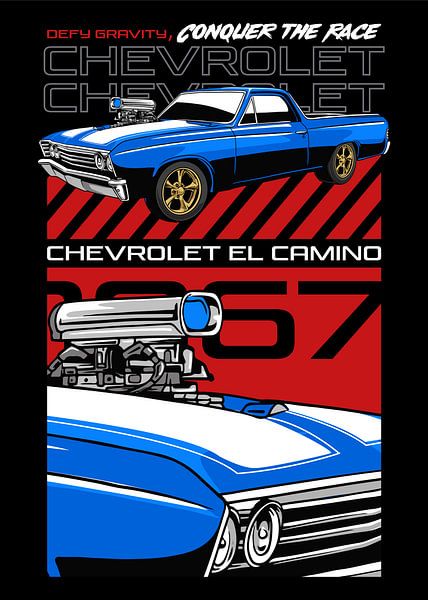 Chevrolet El Camino-Muskelauto von Adam Khabibi