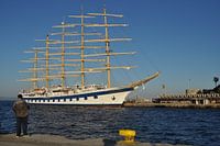 Vijfmaster Royal clipper, haven Kos