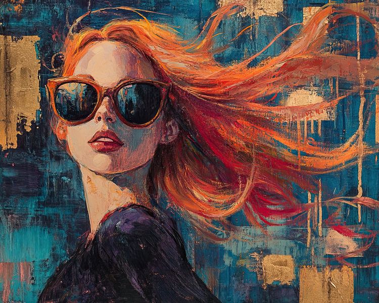 Cheveux sauvages par Peintures accrocheuses