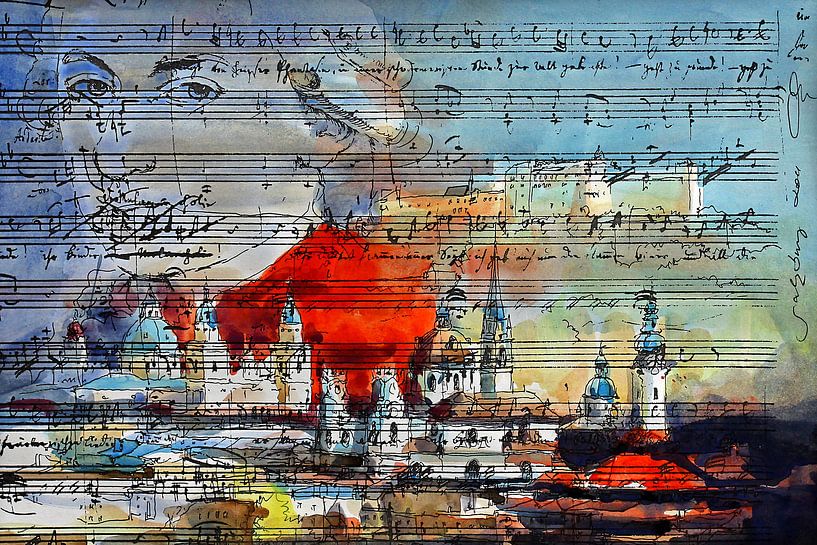 Mozart in Salzburg by Antwan Janssen