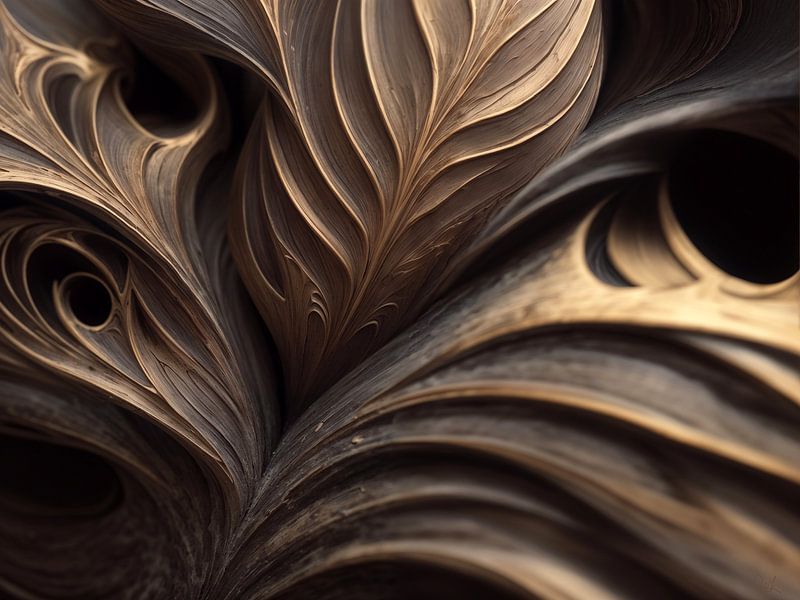 Feuille d'or par Jack Schoneveld