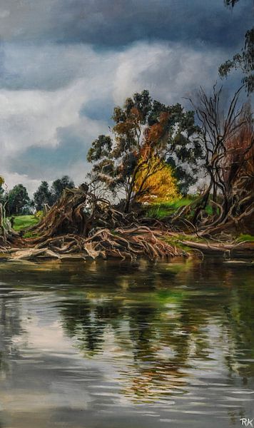 Earth and nature river by KB Prints