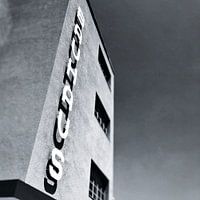Bauhaus-Typografie auf Pfand Dessau