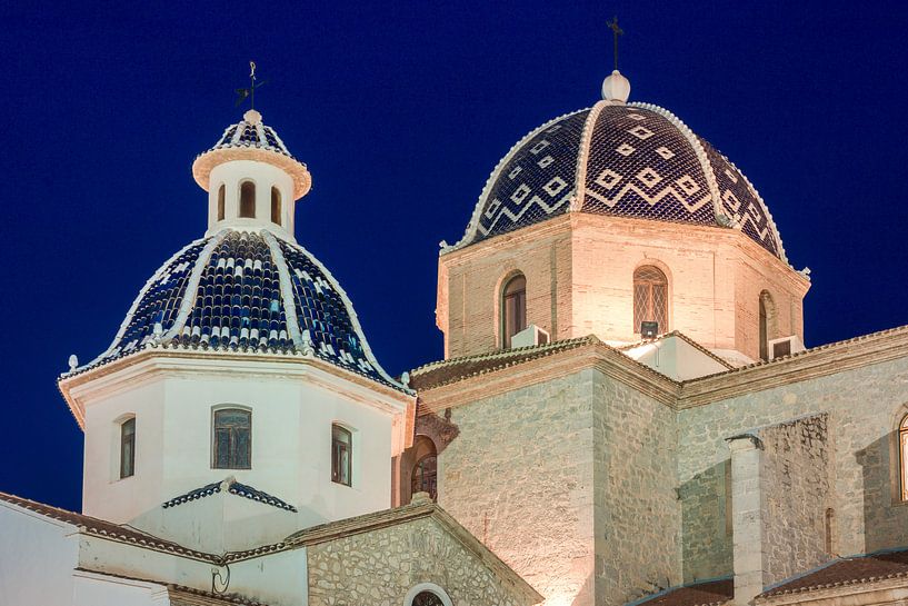 Blauwe kerkje van Altea by Jellie van Althuis