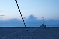 Bateau sur la plage au Danemark 2019