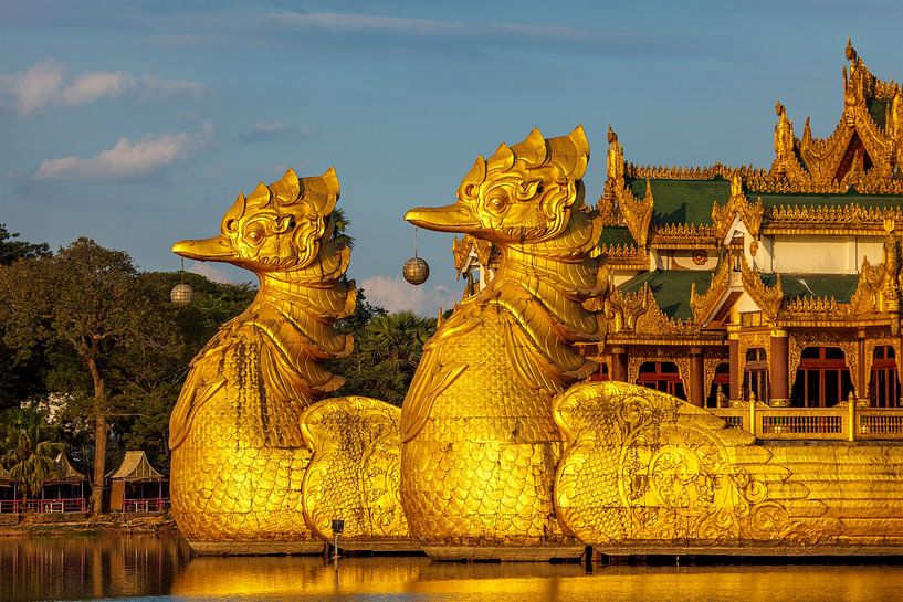 The Royal Barque in Yangon by Roland Brack