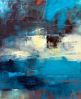 Abstraction - Orange blue