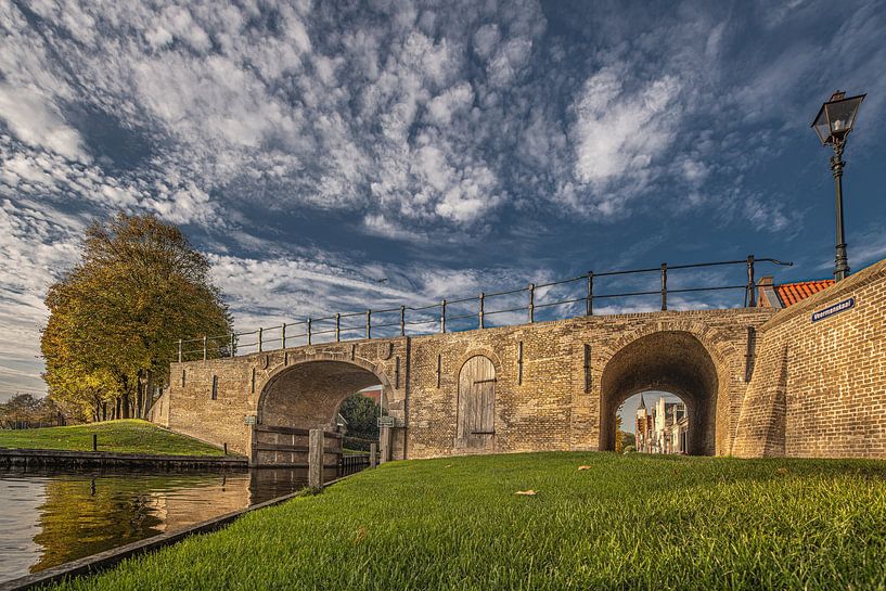 Part of the fortress of the Frisian town of Sloten by Harrie Muis