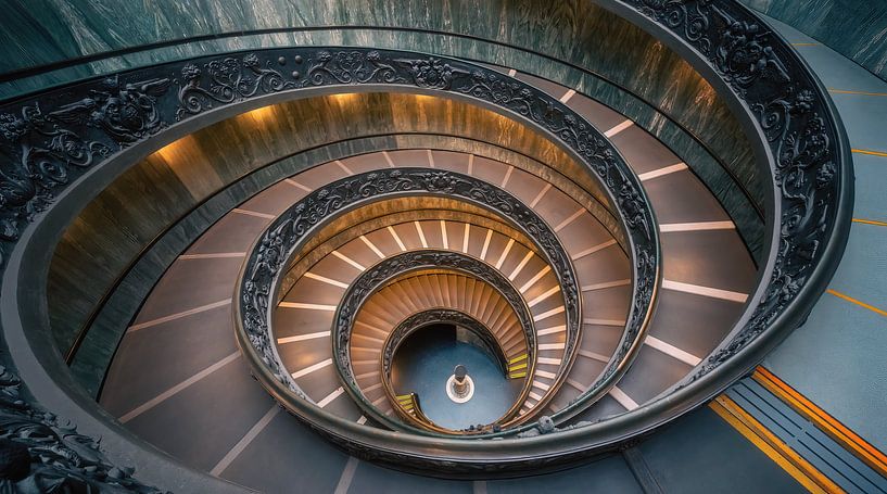 Spiral Staircase, Vatican museum Rome by Photo Wall Decoration