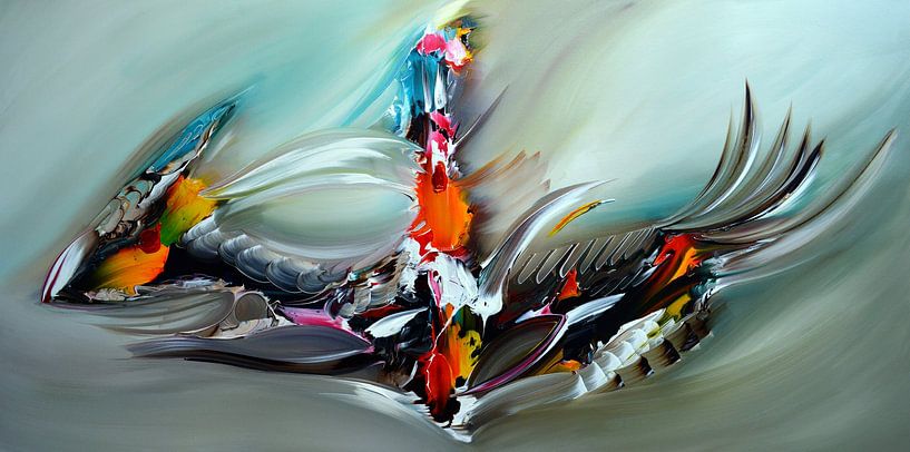 Vie abstraite par Gena Theheartofart