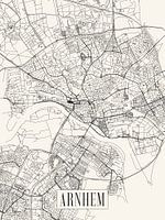 Plan de ville Arnhem - Ville - Version allégée - Plan