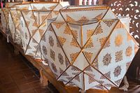 Decorative geometric lanterns in Thailand