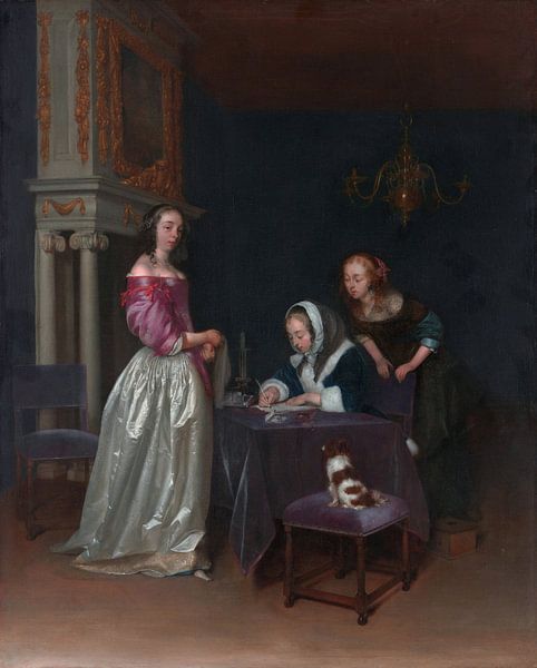 Neugier, Gerard ter Borch von Meisterhafte Meister