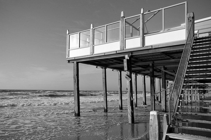 Beach pavilion Petten by Rob Donders Beeldende kunst