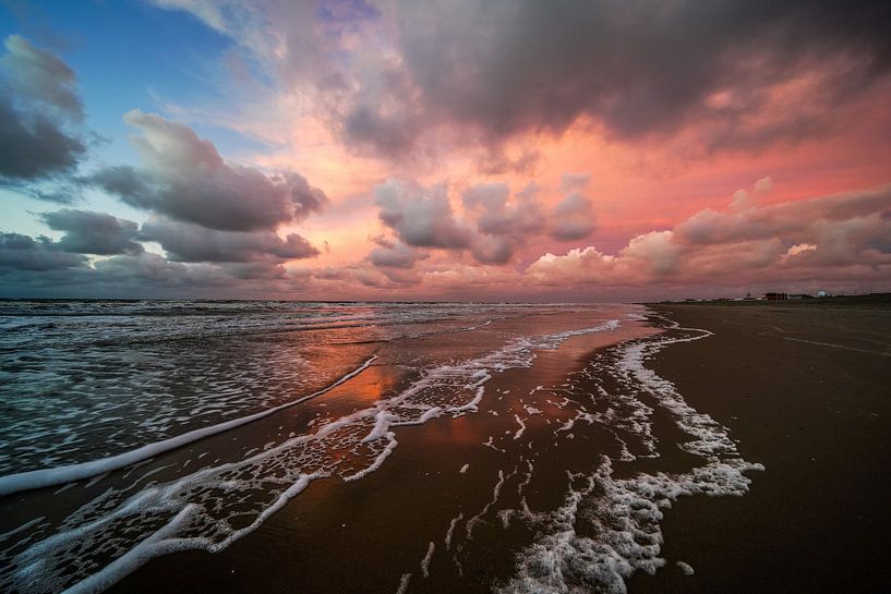 Dunes and beach on the coast of the Netherlands by Dirk van Egmond