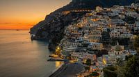 Positano bei Sonnenuntergang