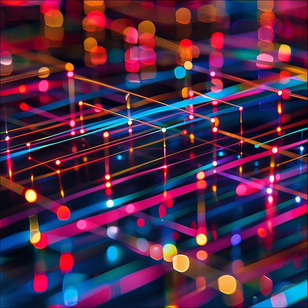 Neon-Linien von TheXclusive Art