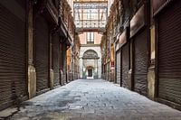 Barri Gotic in Barcelona an einem menschenleeren Vormittag