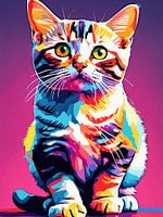 American Shorthair Pop Art