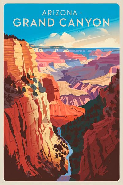 Grand Canyon, Arizona by Poster Art Shop