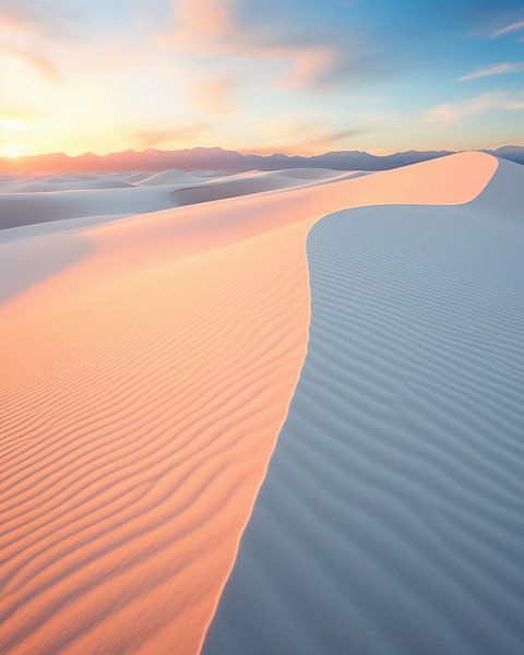 Schönheit der Wüste von fernlichtsicht