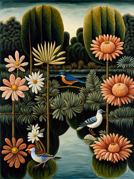 Birdlake-Himmel von Artclaud