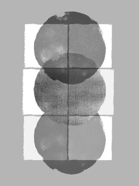 Minimalisme scandinave Gris moyen par Mad Dog Art