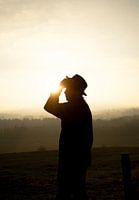 Sonnenuntergang in den Alpen