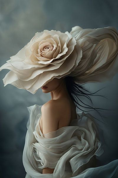 Schönheit in beigem Tüll Nr. 3 von Studio BB