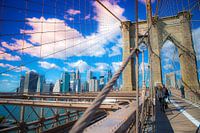 New York Skyline, Manhattan, Brooklyn Bridge