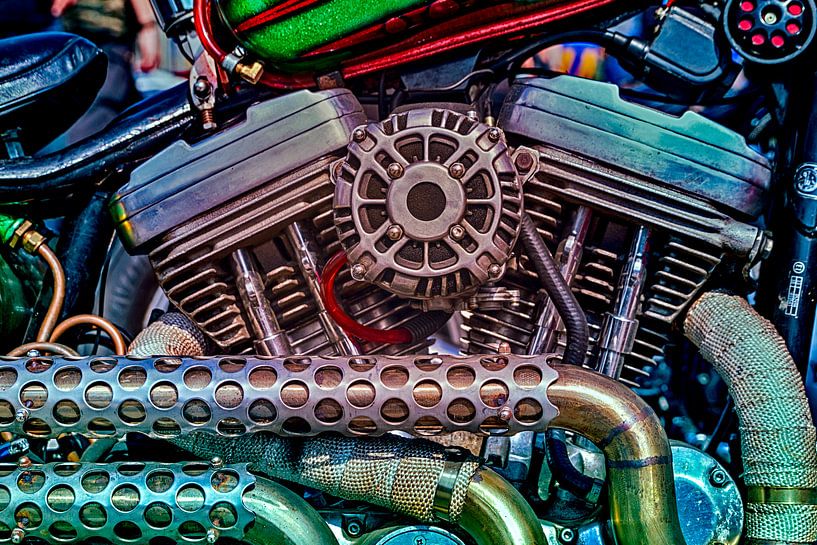 Harley-Davidson bloc par Freddy Hoevers