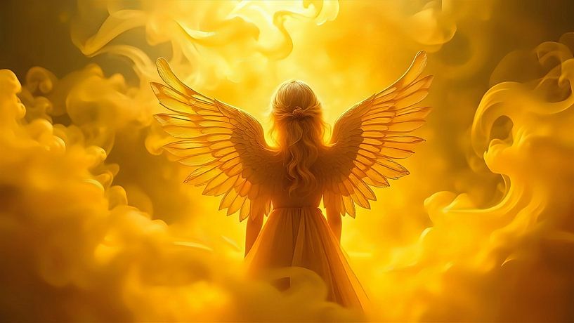 Floating angel by Jean Pierre