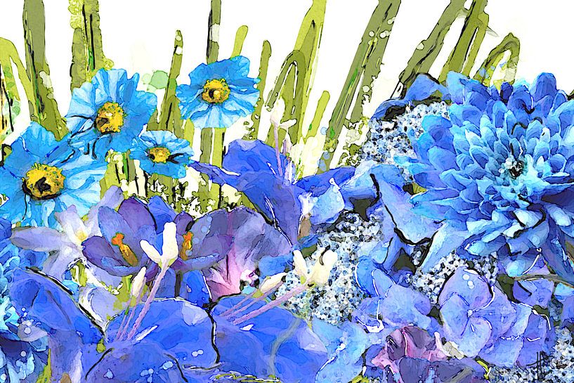 Besonders blau von Henk van Os