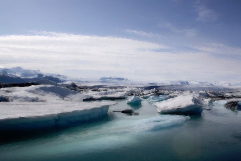 Landschaft Island von Maurice Dawson