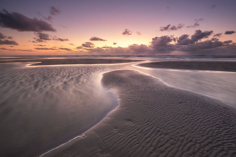 Marées - Plage de la mer du Nord à Terschelling par Jurjen Veerman